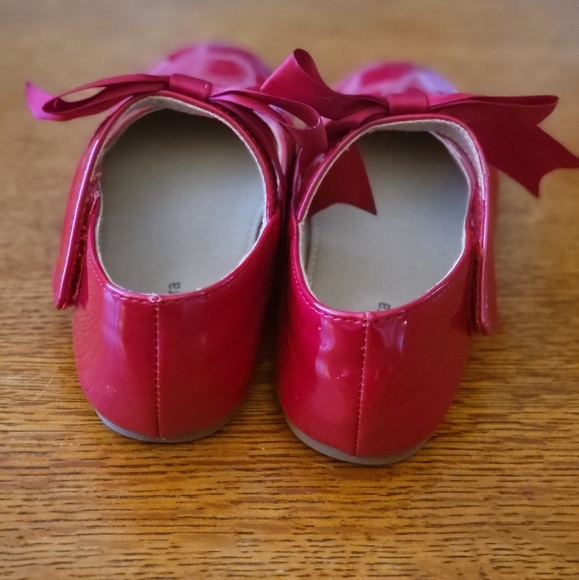 Felix & Flora cherry red ballet flats - Picture 2 of 4